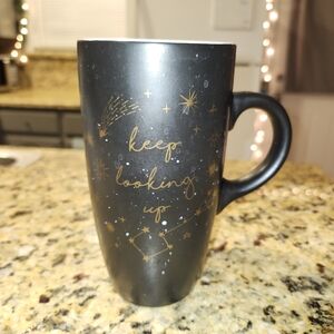 Keep Looking Up Motivational Mug Cup Large Star Celestial